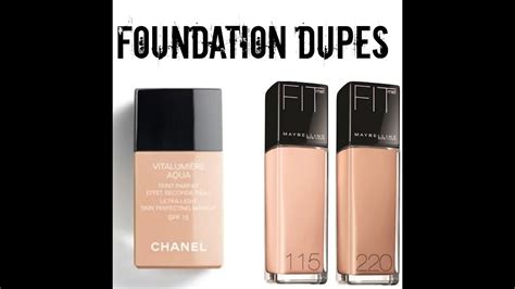 covergirl chanel dupe foundation|chanel makeup dupes.